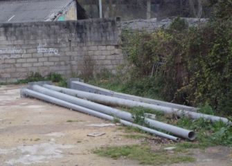 Farolas horizontales en Loiola