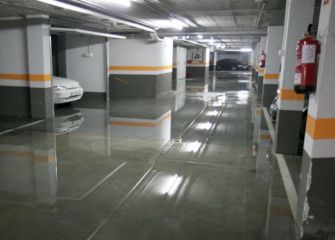 Garaje con humedades