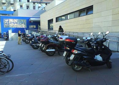 Los "deportistas" de la moto