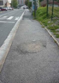 MAL ESTADO ACERAS PASEO HERRERA