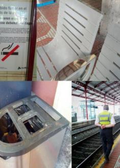 Malos humos en la Estacion de Norte de San Sebastian