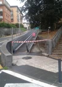 Mantenimento de las escaleras de Lizardi