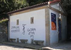 Mas pintadas en Urgull.