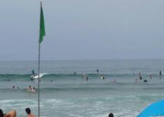 MASIFICACION DE SURFISTAS EN ZARAUTZ
