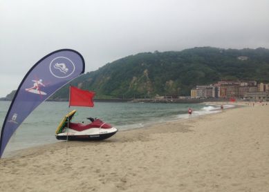 Media playa inutilizada