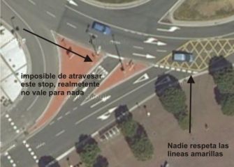 Mision imposible: atravesar plaza aita donostia