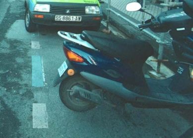 Motos en zona de OTA