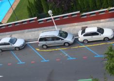 Nefasto estrechamiento de la calle Iruña