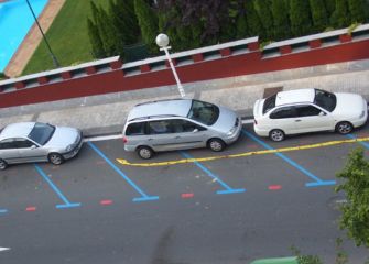 Nefasto estrechamiento de la calle Iruña