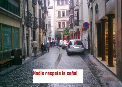 Ni puñetero caso a las señales