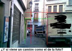 No es lugar apropiado para carga y descarga