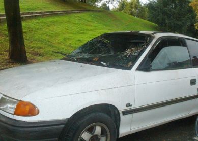 No sobra sitio para aparcar