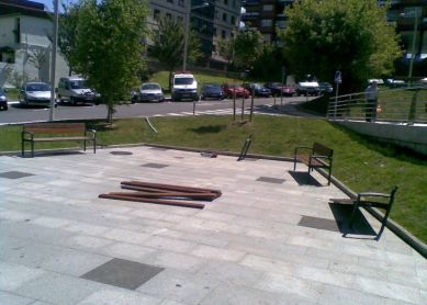 Nueva decoración urbana.