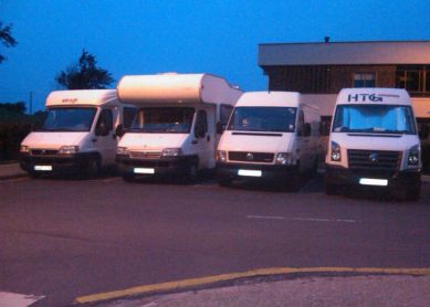 Nuevo parking de caravanas y furgonetas en gibeleta