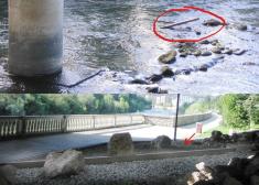 Objetos pesados sobre paso peatonal en Lasarte