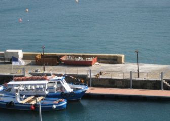 Obras en el muelle donostiarra