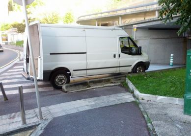 Ocupación de vado en Larratxo