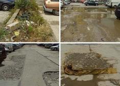 Parking en situación tercermundista