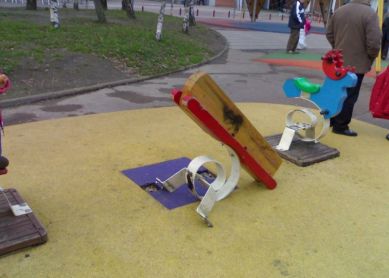 Parque sagastieder sin cuidar