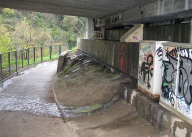 Pasadizo del vial Amara-Antiguo