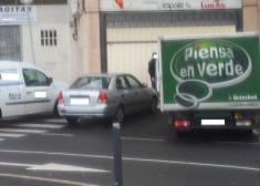 Paso de cebra intransitable