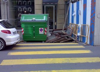 Paso de cebra peligroso y nulo