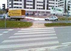 Paso de cebra sin acondicionar