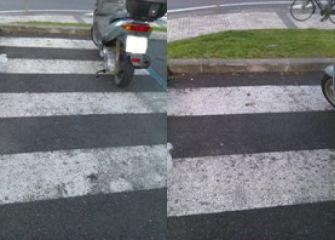 Paso de peatones a ningún lado