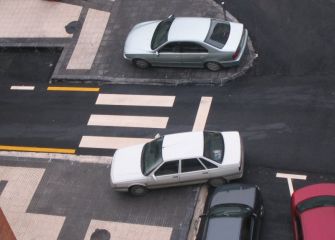paso peatones en Virgen del Carmen