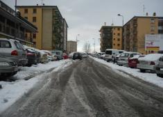 Poblemas en andoain sobre la nieve