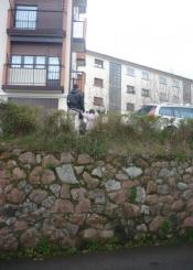 precipicio en calle Gaztelu