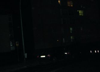 Prototipo de iluminación navideña en Altza (=crisis)