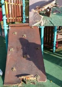 Rampa de parque infantil