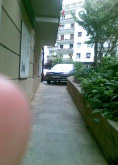 Rampas peatonales bloqueadas