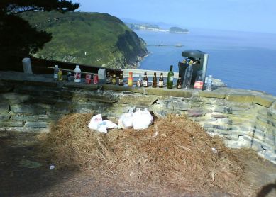 RESIDUOS EN LA MONTAÑA