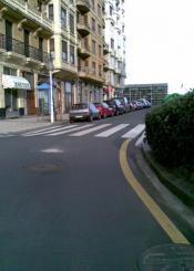 RIESGO DE ATROPELLO EN LA CALLE MIGUEL  IMAZ DE GROS.