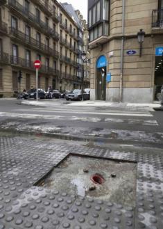 Semaforo en la calle Vergara