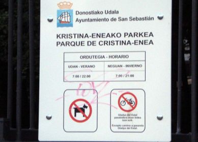Señales en Donosti