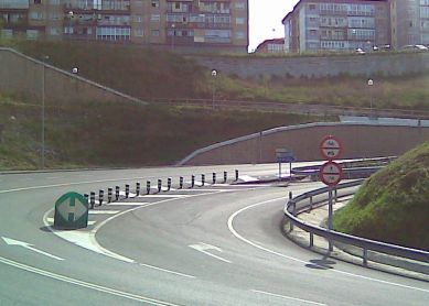 Señalización de dirección mal colocada