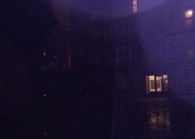 sin alumbrado público, desde más de una semana