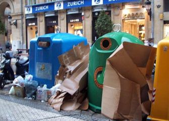 Suciedad en la calle