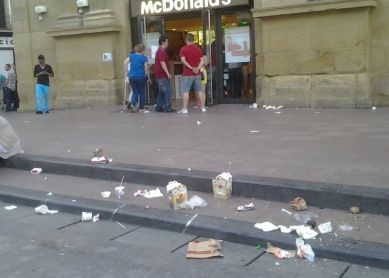Suciedad perpetua en el Boulevard