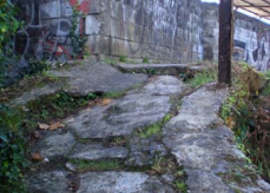 Suelo peligroso en Irun