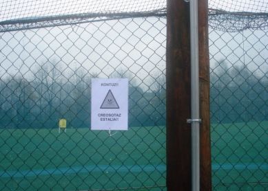 tóxico en cancha de golf Oianguren