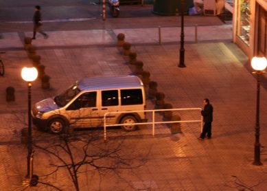 Tráfico en la Plaza del Sauce