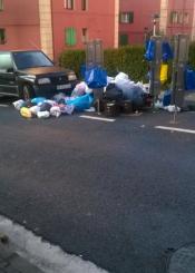Trintxerpe invadido de basura