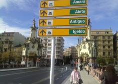 Un cartel que tapa las vistas