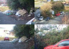 Vergüenza para Irun a 400 metros de la Escuela Oficial de Idiomas