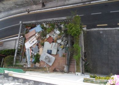 Vertedero incontrolado en Ategorrieta