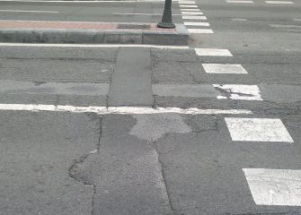 Vías urbanas en pésimo estado